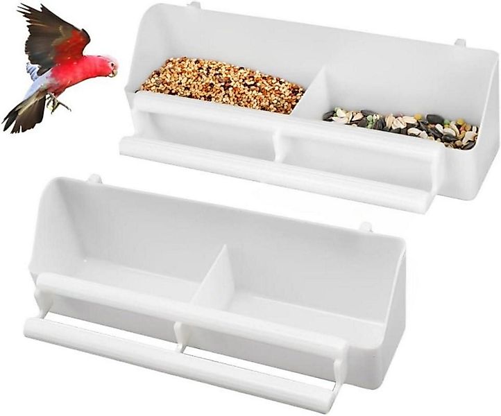 LuxusKollektion Vogelhaus Vogelfutterspender 2 Stück Futternapf günstig online kaufen