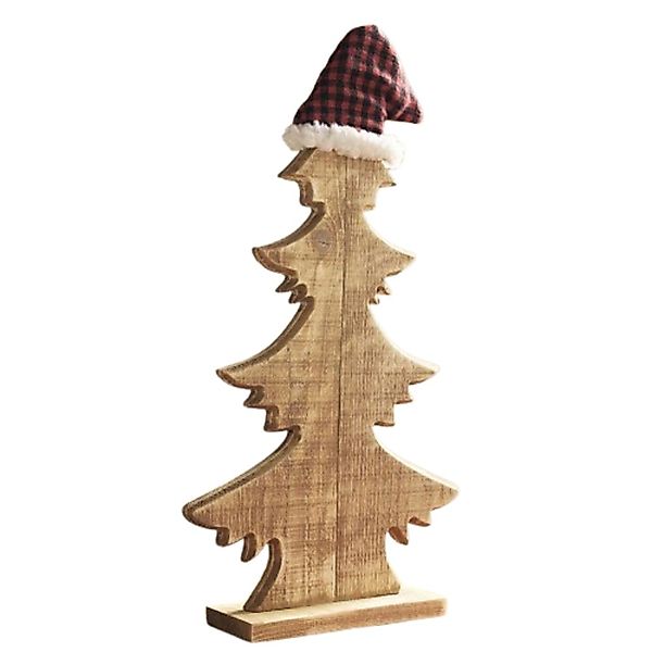 Home-trends24.de Weihnachtsfigur Tanne Zipfelmütze Weihnachtsfigur Tannenba günstig online kaufen