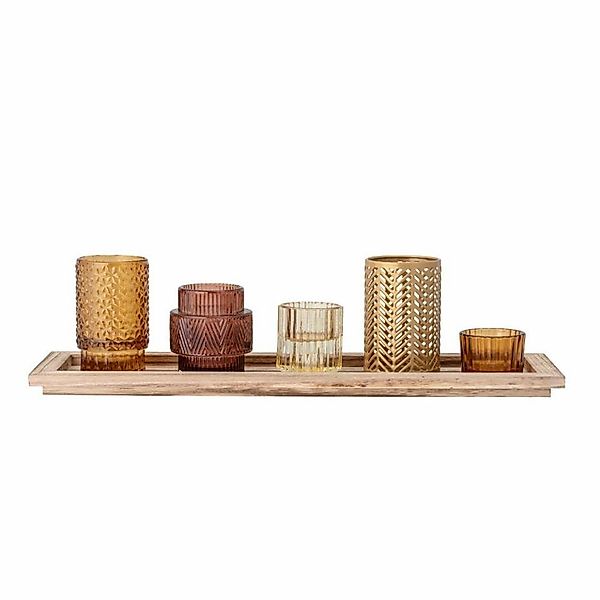 Bloomingville Teelichthalter mit Tablett Sanga günstig online kaufen