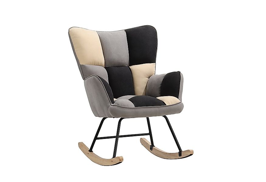 DARDVORLAG Schaukelstuhl mit stabilem Metallgestell und einem hochwertigen günstig online kaufen