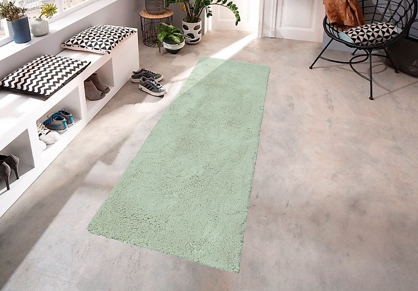 my home Hochflor-Läufer »Desner«, rechteckig, 38 mm Höhe, besonders weich u günstig online kaufen