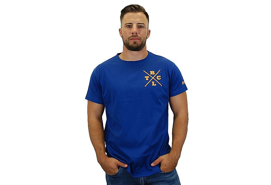 BRACHIAL THE LIFESTYLE COMPANY T-Shirt Brachial T-Shirt "Beach" dunkelblau günstig online kaufen
