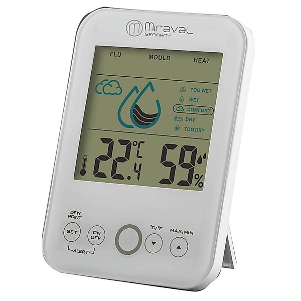Miraval Klimamesser Miraval Raumklimastation Schimmelwarner, Lüftungsempfeh günstig online kaufen