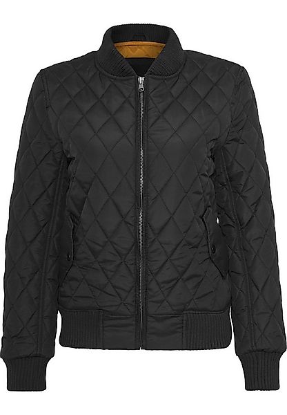 URBAN CLASSICS Langmantel Urban Classics Damen Ladies Diamond Quilt Nylon J günstig online kaufen