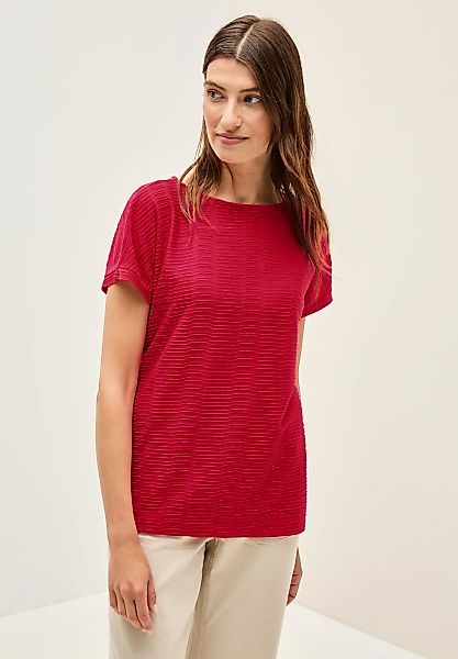 Cecil T-Shirt, aus elastischem Materialmix günstig online kaufen