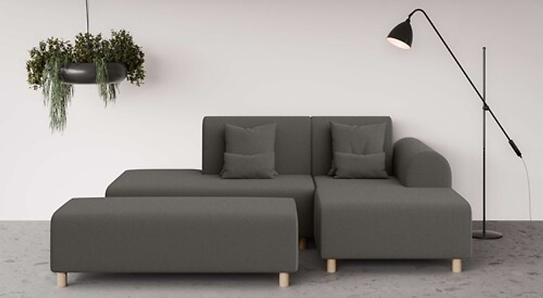 OTTO home Ecksofa »Suyala« L-Form mit Hocker günstig online kaufen