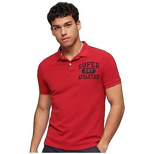 Superdry  Poloshirt Polo  Vintage Superstate rouge manches courtes günstig online kaufen