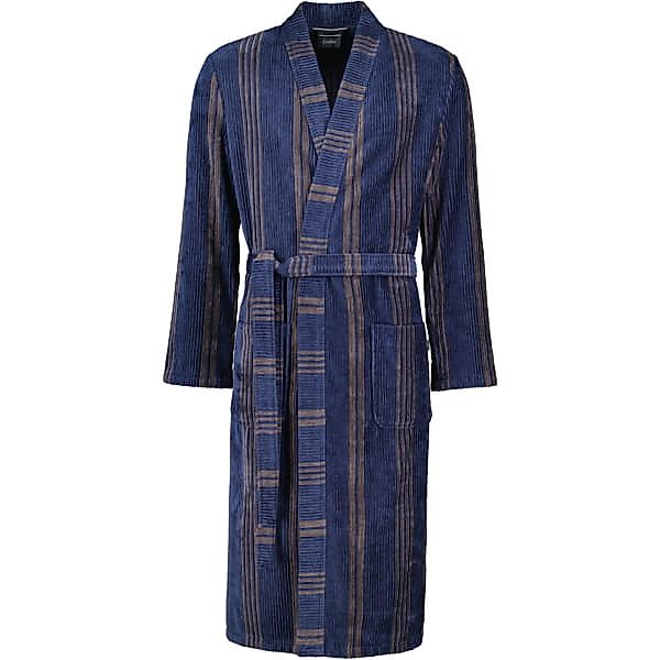 Cawö Herren Bademantel Kimono 2508 - Farbe: blau - 13 - XL günstig online kaufen