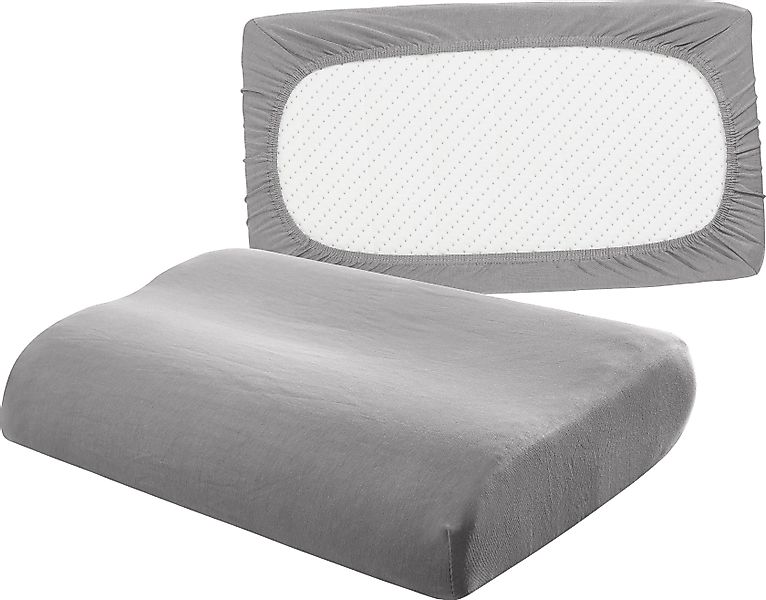 bellana Kissenbezug »Universal Jersey«, (2 St.), passend für Nackenstützkis günstig online kaufen