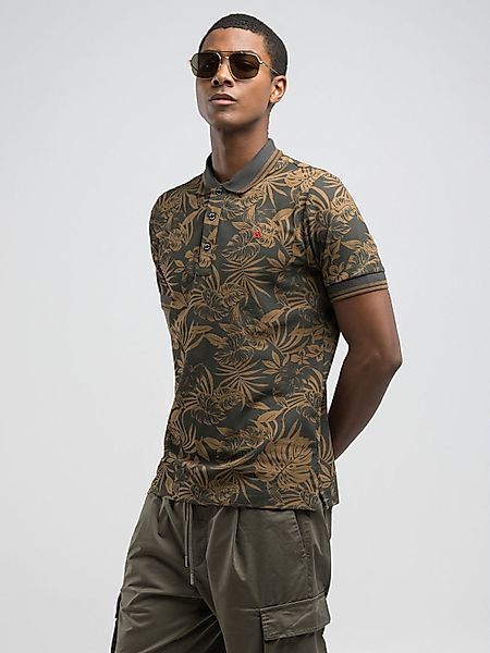 Replay Poloshirt mit All-Over-Print günstig online kaufen