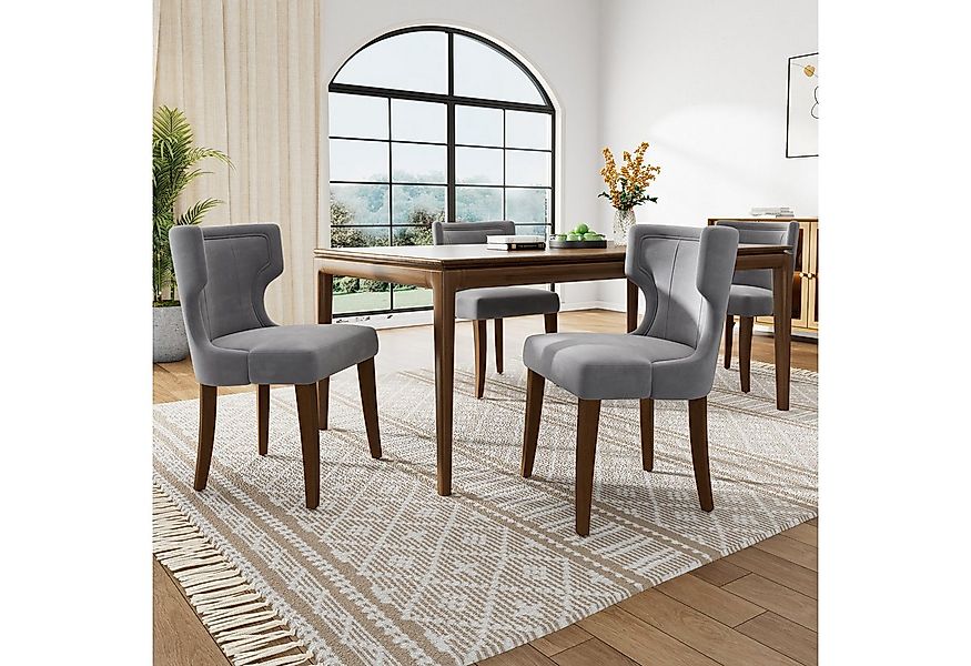 Flieks Esszimmerstuhl (mit verstellbare Fußpolstern, Set, 4 St), 4er Set Po günstig online kaufen