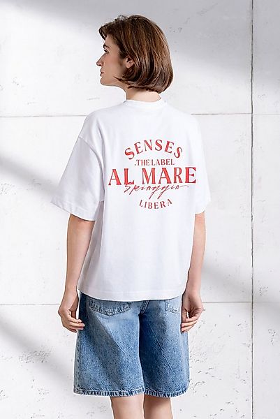 SENSES.THE LABEL Rundhalsshirt aus Baumwolle günstig online kaufen