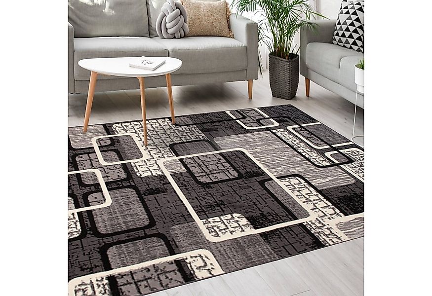 Mazovia Designteppich Modern Teppich Kurzflor Wohnzimmerteppich Robust und günstig online kaufen