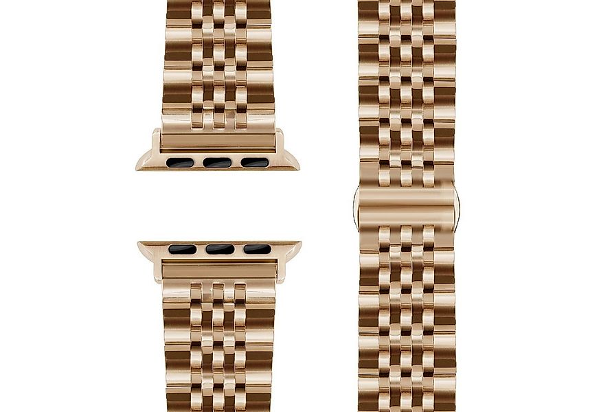 Nalia Smartwatch-Armband Apple Watch 38mm/40/41/42(Serie 10), Elegantes Ede günstig online kaufen