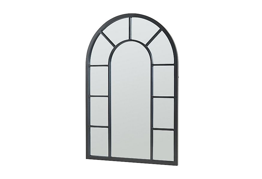 en.casa Wandspiegel, »Enonkoski« mit Rahmen MDF 90 x 60 cm Schwarz günstig online kaufen