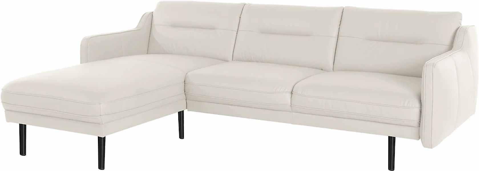 Home affaire Ecksofa "Nordfyn L-Form" edles Design in 3 Bezugsqualitäten, D günstig online kaufen