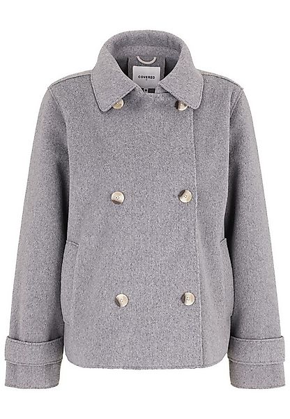 COVERED Kurzjacke Wisal L60409CO Zweireiher mit Knöpfen, Wollmantel-Optik, günstig online kaufen