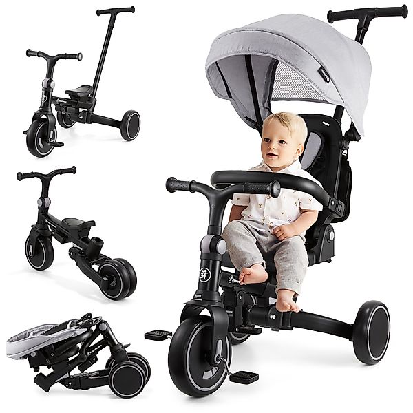 HyperMotion Dreirad Kinderroller mit Schubstange, Verdeck günstig online kaufen
