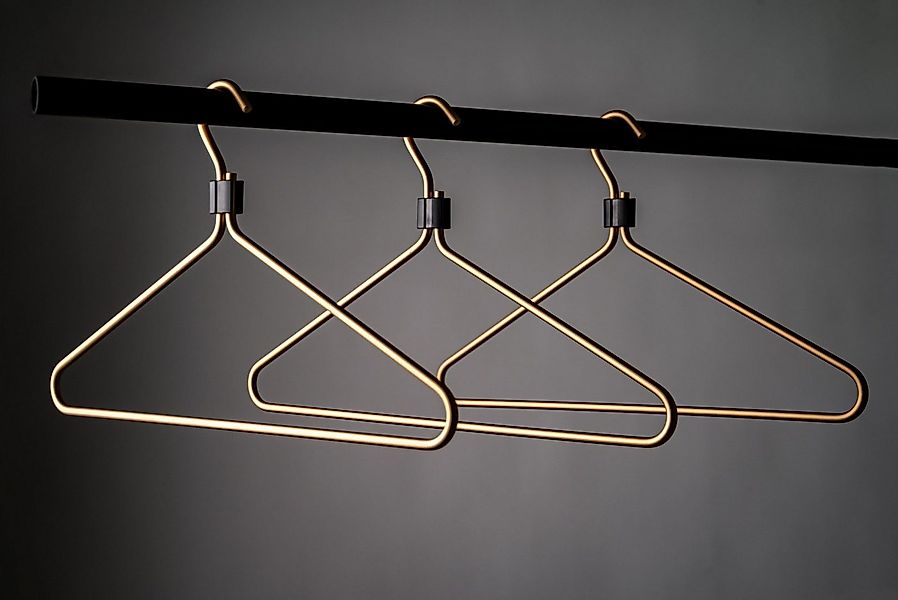 Radius Kleiderbügel Radius Design Aluminium Kleiderbügel, 6er-Set – stabil günstig online kaufen