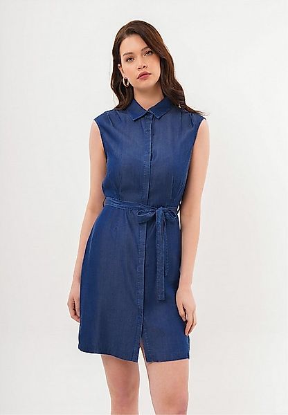 freshlions Jeanskleid Leona (1-tlg) mit tollem Bindeband günstig online kaufen