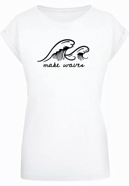 Merchcode T-Shirt Merchcode Damen Ladies Summer - Make waves T-Shirt (1-tlg günstig online kaufen