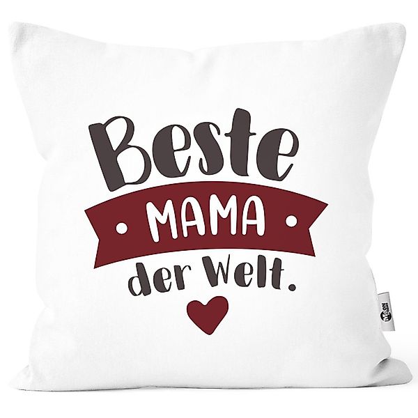 MoonWorks Dekokissen Kissenbezug Beste/r Mama/Papa der günstig online kaufen