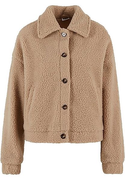 URBAN CLASSICS Allwetterjacke Urban Classics Ladies Short Sherpa Button Jac günstig online kaufen