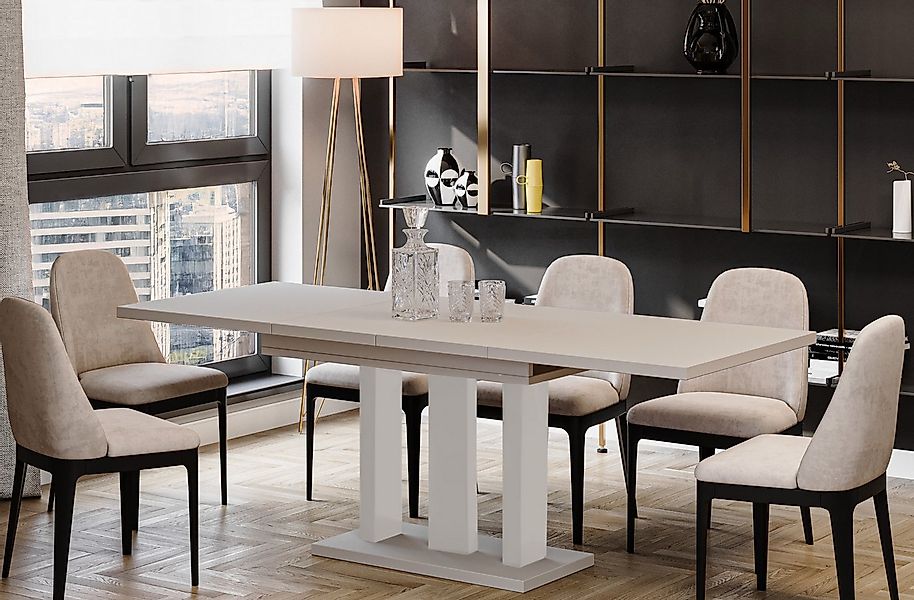 Endo-Moebel Esstisch Appia Esstisch 130–210cm ausziehbar für 8 Personen Tis günstig online kaufen