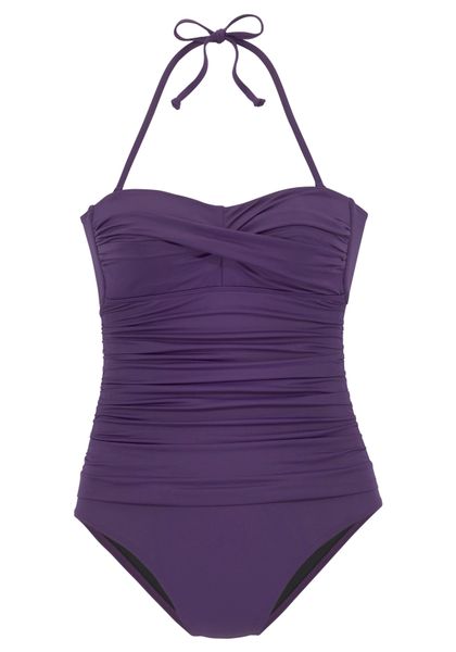 LASCANA Badeanzug in Bandeau-Optik günstig online kaufen