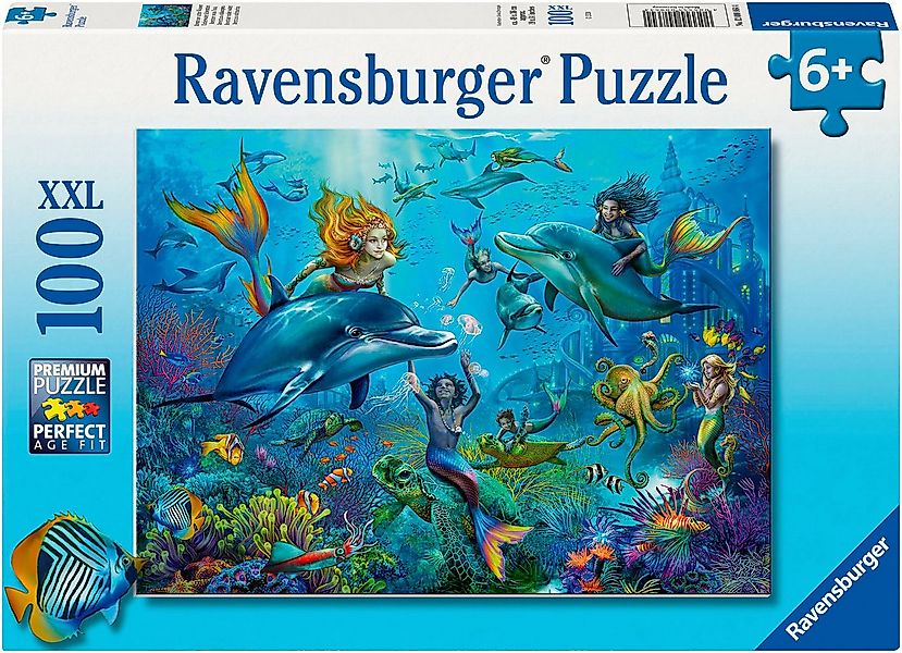 Ravensburger Puzzle Abenteuer unter Wasser, 100 Puzzleteile, 100 XXL-Teile, günstig online kaufen