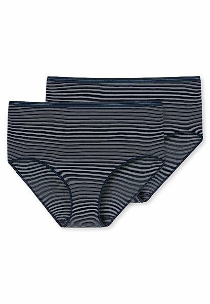 Schiesser Midislip ""Modal Essentials"", (2er Pack), Glanzgarn-Details, wei günstig online kaufen