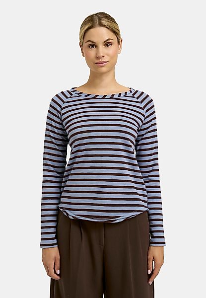 Smith & Soul Rundhalsshirt mit offenen Kanten günstig online kaufen