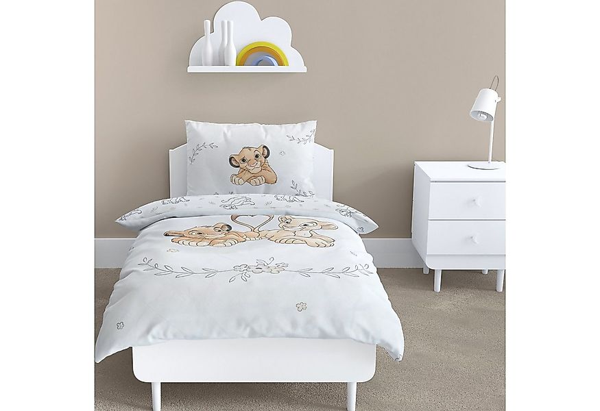 MTOnlinehandel Babybettwäsche König der Löwen 100x135 + 40x60 cm, 100 % Bau günstig online kaufen