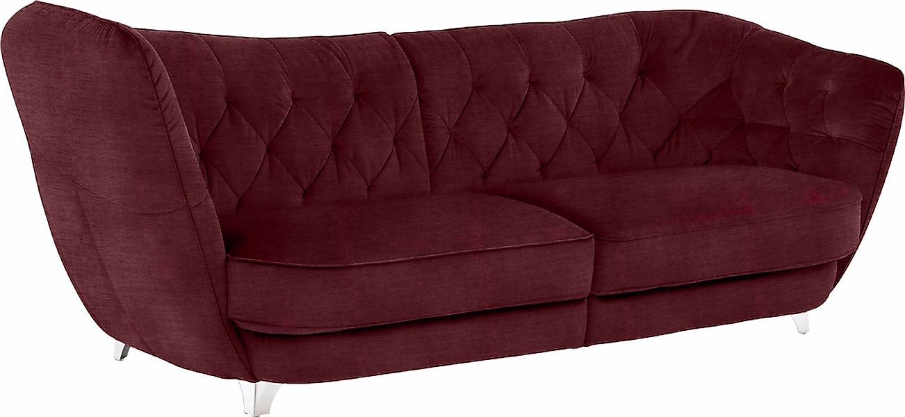 Leonique Big-Sofa "Retro", stylischer Hochlehner günstig online kaufen