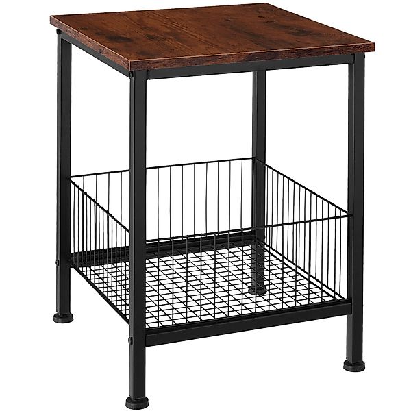 tectake Beistelltisch Couchtisch Grimsby 40x40x55,5cm (1-St., günstig online kaufen