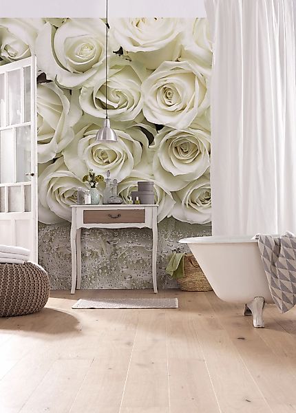 Komar Fototapete »A la Rose - Größe 368 x 254 cm«, bedruckt, Wohnzimmer, Sc günstig online kaufen