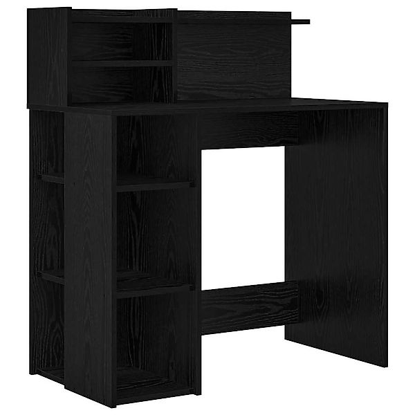 vidaXL Schreibtisch Schreibtisch mit Stauraum Schwarze günstig online kaufen