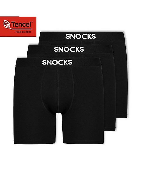 SNOCKS Boxershorts Enge Unterhosen mit längerem Bein (3-St) aus Modal (TENC günstig online kaufen