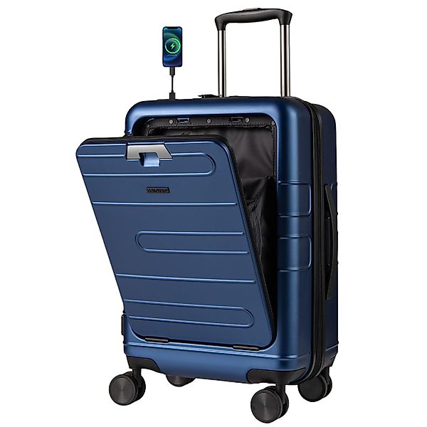 COSTWAY Hartschalen-Trolley 40L, 4 Rollen, mit günstig online kaufen