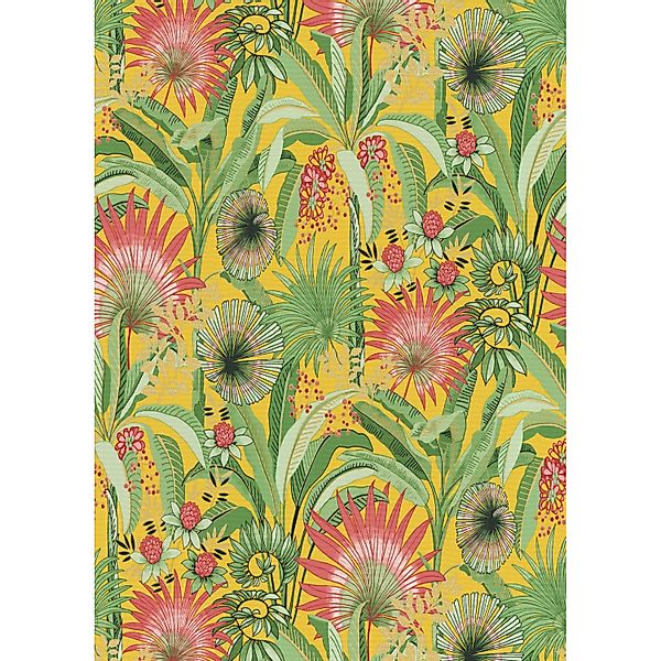 Erismann Vliestapete Vliestapete Flower Power, geprägt, günstig online kaufen