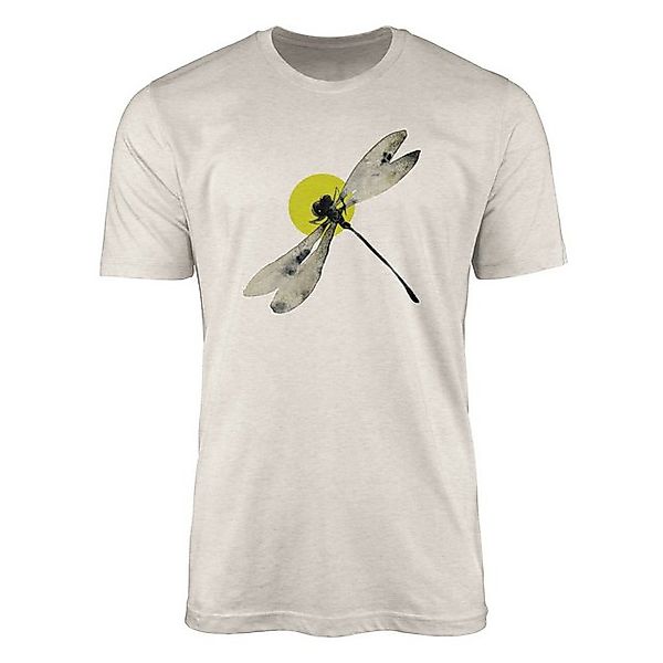 Sinus Art T-Shirt Herren Shirt 100% Bio-Baumwolle T-Shirt Aquarell Motiv Li günstig online kaufen