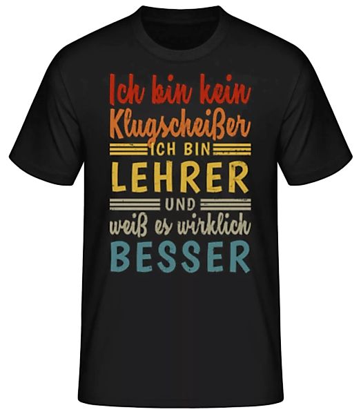 Ich Bin Kein Klugscheißer · Männer Basic T-Shirt günstig online kaufen
