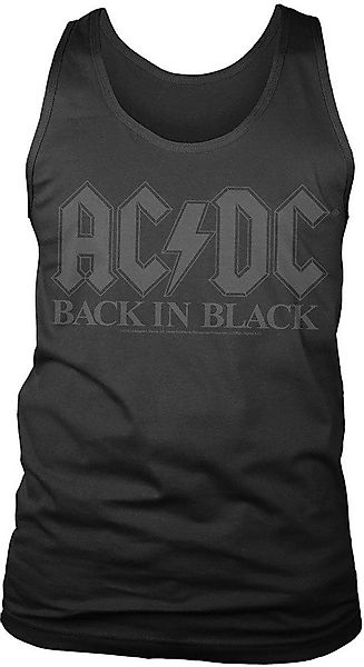 AC/DC T-Shirt Back In Black Tank günstig online kaufen