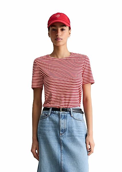 Marc OPolo DENIM T-Shirt "aus Rippjersey" günstig online kaufen