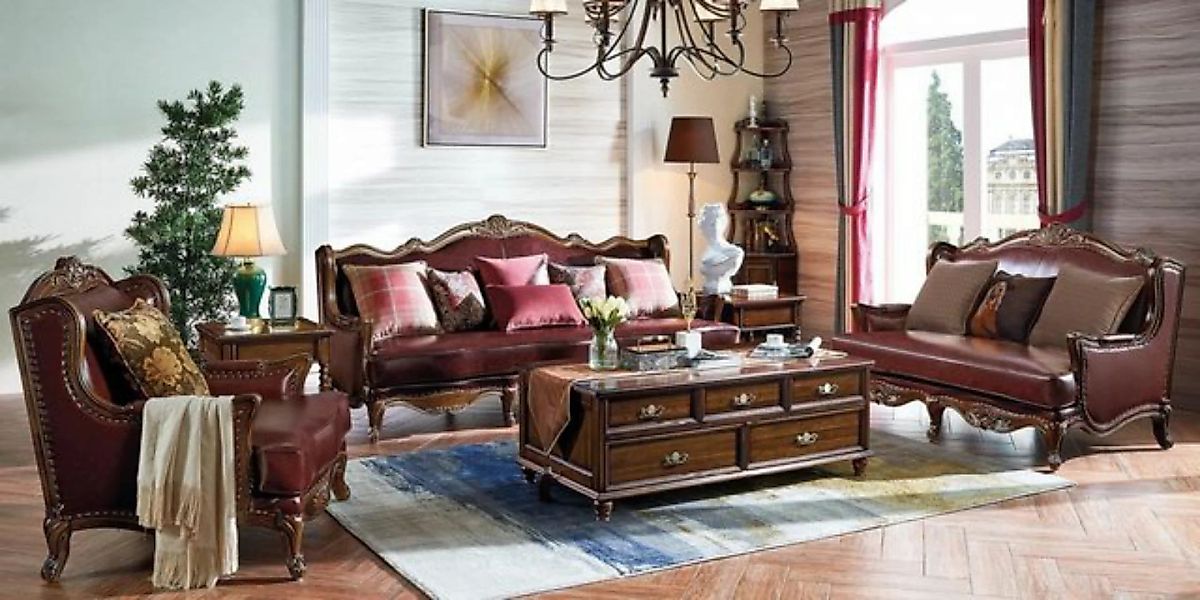 JVmoebel Sofa Sofagarnitur 3+2+1 Sitzer Couch Polster Garnitur Stil, Made i günstig online kaufen