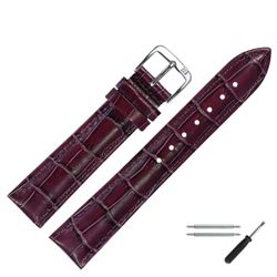 MARBURGER Uhrenarmband 14mm Leder Alligator Prägung günstig online kaufen