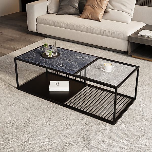 HAUSS SPOLE Couchtisch Schmiedeeiserner Couchtisch mit günstig online kaufen