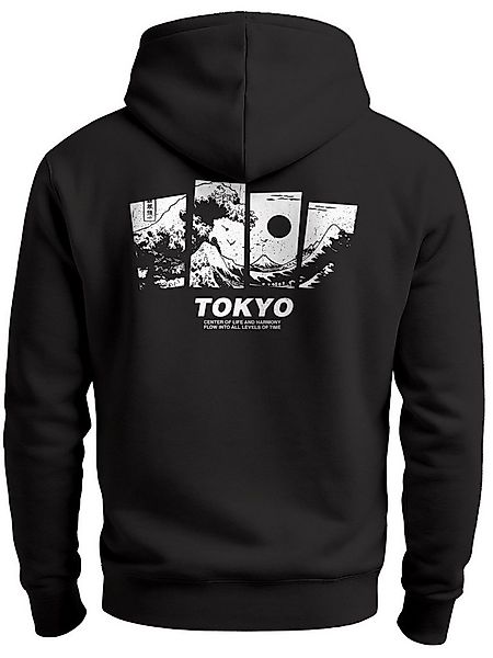 Neverless Hoodie Hoodie Backprint Herren Japan Tokyo Große Welle Kanagawa J günstig online kaufen