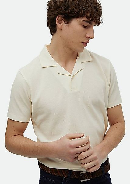 RAMSEY Poloshirt Ecru Jacquard Hemd 100% Baumwolle günstig online kaufen