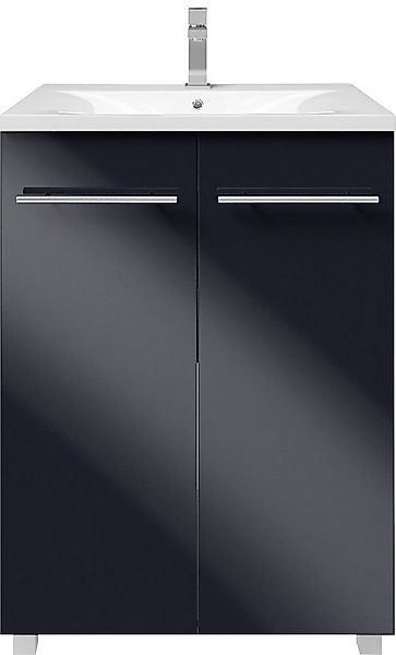 welltime Waschtisch BAJA, Badmöbel inkl. Keramikwaschbecken, Breite 60cm günstig online kaufen